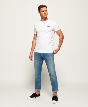 Superdry Daman Straight Férfi Farmer Kék | VUYRJ6712